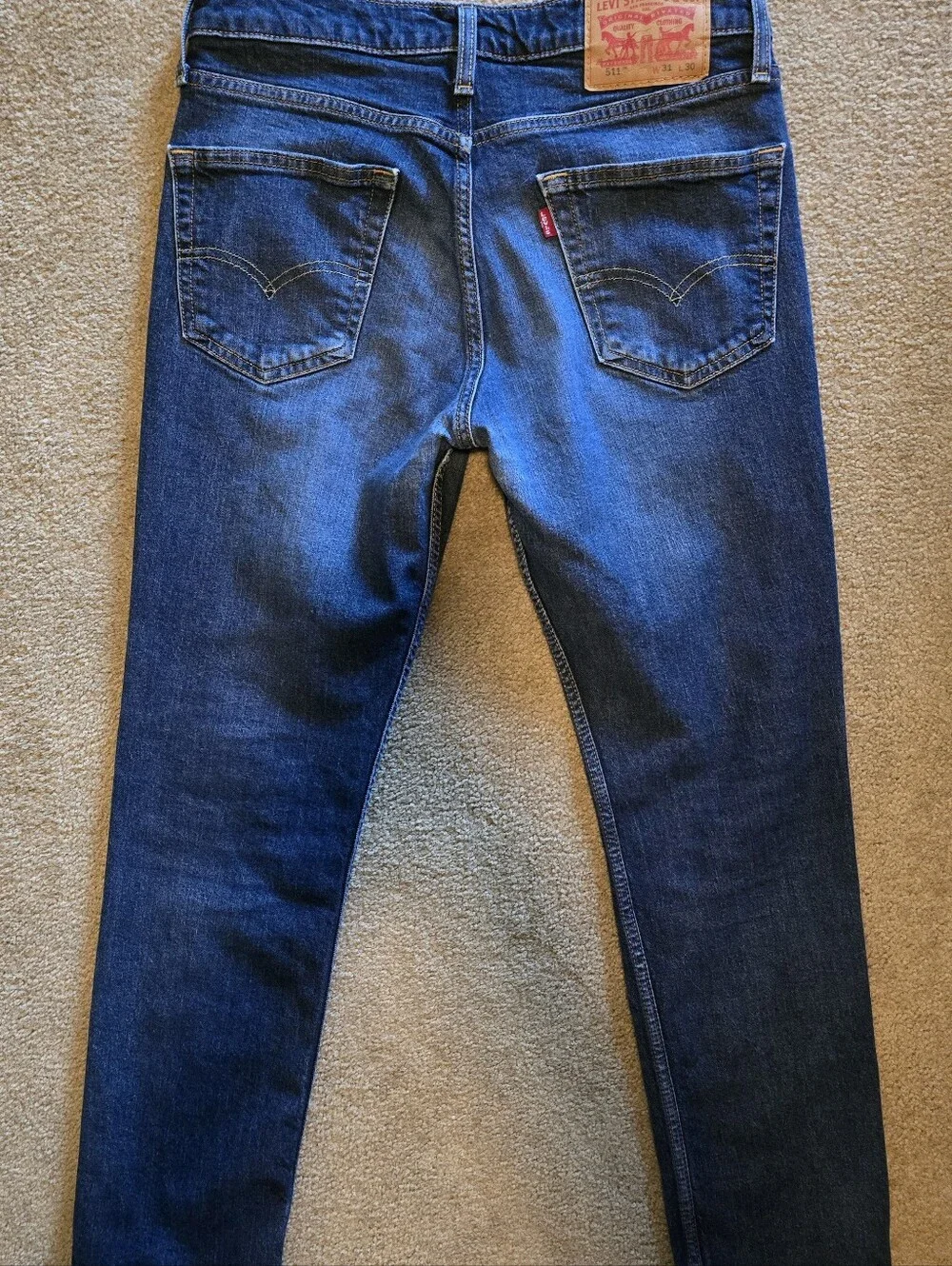 Men's Levis 511 1Dark Blue Jeans - Classic Denim